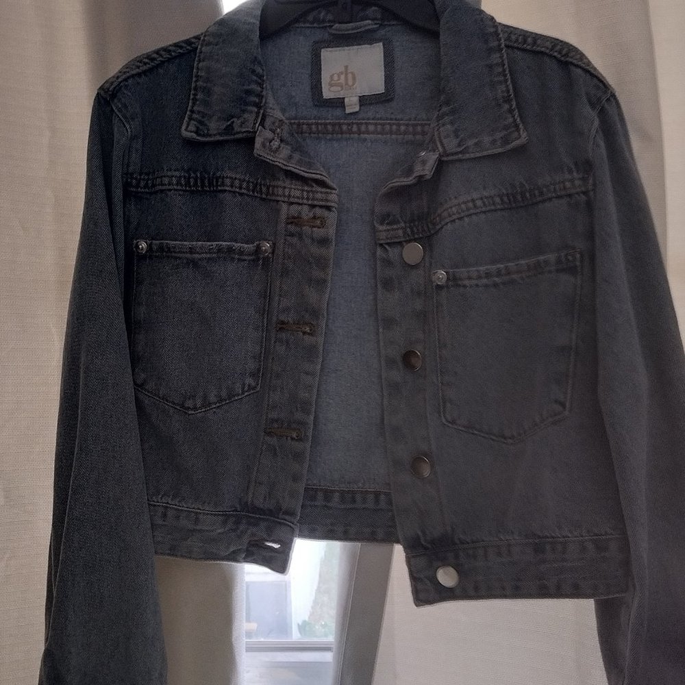 Light blue oversized jean jacket